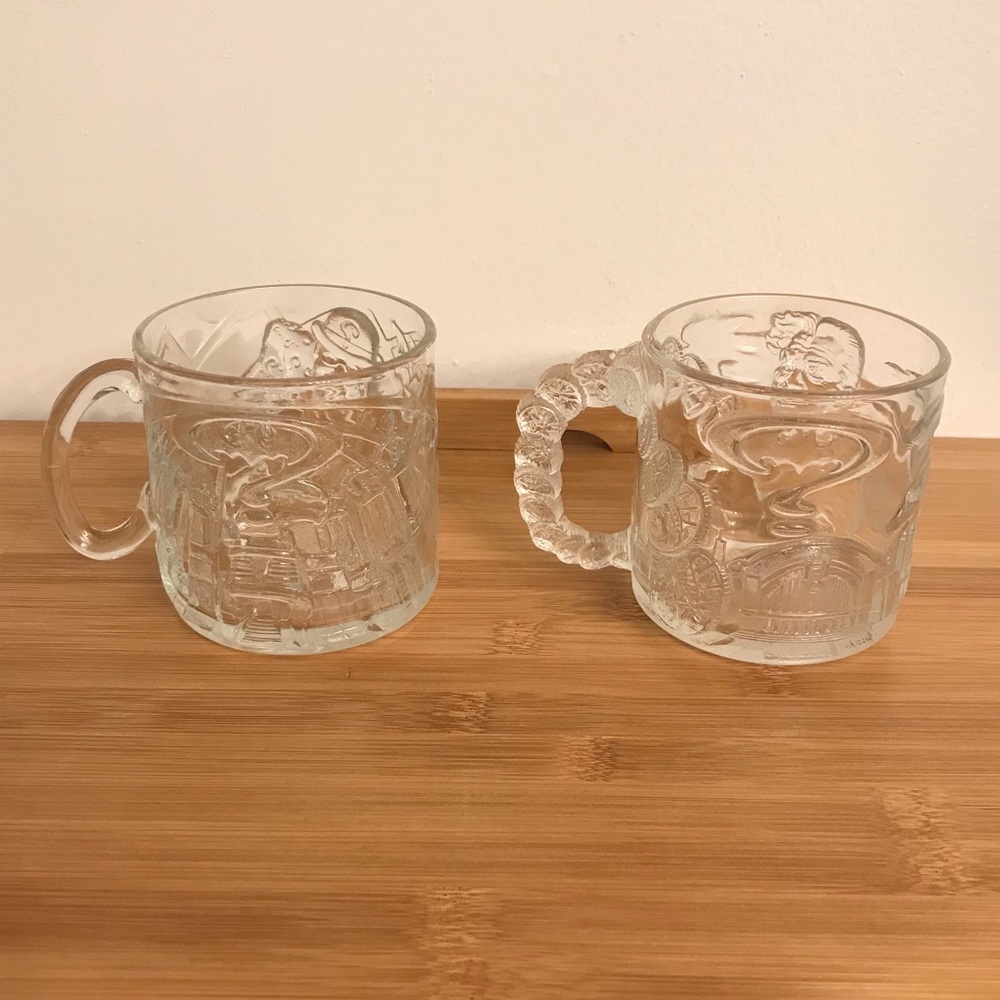 McDonald’s Batman Forever Glass Mugs